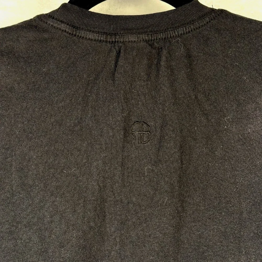 Anine Bing Lennon Black Logo Muscle Tank-Organic Cotton Sz Small Embroider Logo - Picture 8 of 8